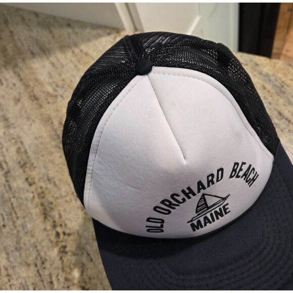 Vintage Old Orchard Beach Hat Snapback Trucker Cap Mens Maine Mesh Foam SI - Picture 2 of 8